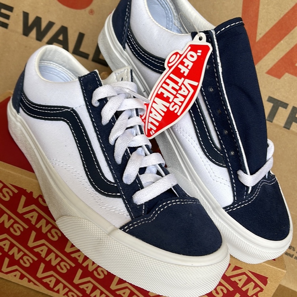 Vans Style 36 Classic Spot Dress Blues /True White WMNS - Picture 8 of 16